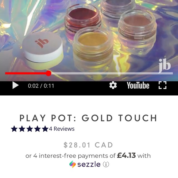 JECA BLACC GOLD TOUCH CREAM EYESHADOW AND HIGHLITGHER VEGAN AND CRUELTY FREE - Picture 4 of 6